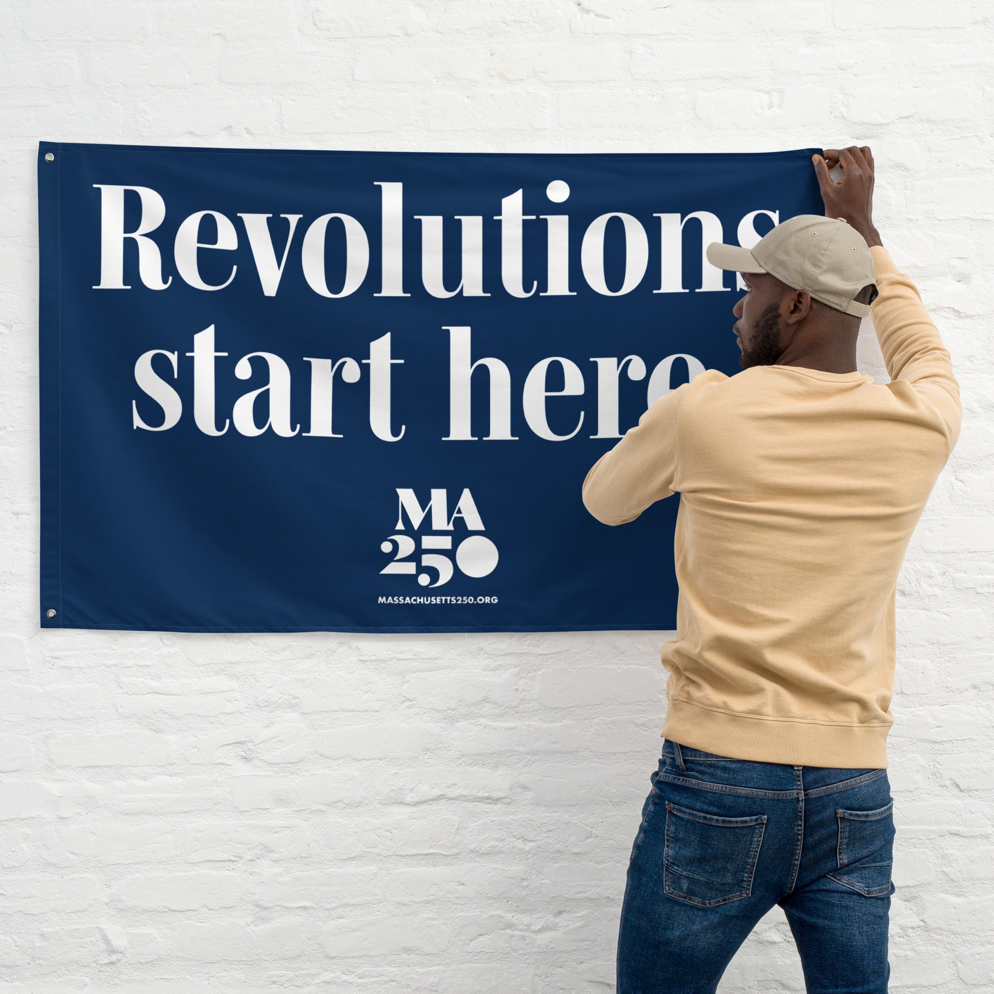 Revolutions Start Here Flag
