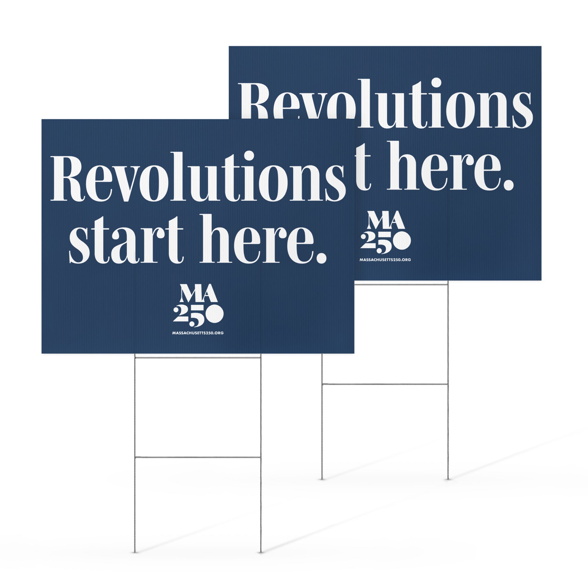 Revolutions Start Here Yard Sign